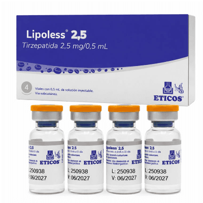 Lipoless 2,5 MG 4 ampolas